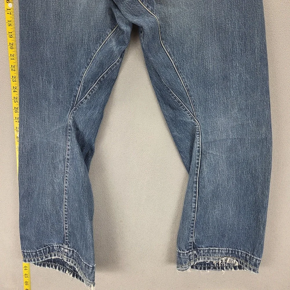 Vintage Levis Engineered Jeans Mens 34x32 Blue Buckle Back Twisted One Pocket
